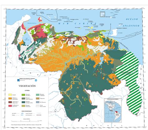 Mapa De Venezuela Señalando Y Sus Límites Imagui