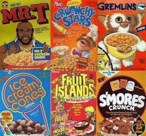 Old School Cereal 80s Kids 1980s Childhood Childhood