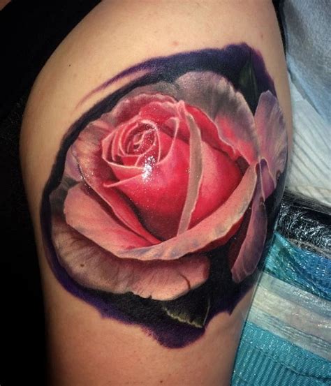 Rose Tattoo Colour Adrianatudem Tattoo