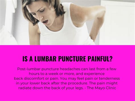 Lumbar Puncture Does It Hurt Kristin F Simmons