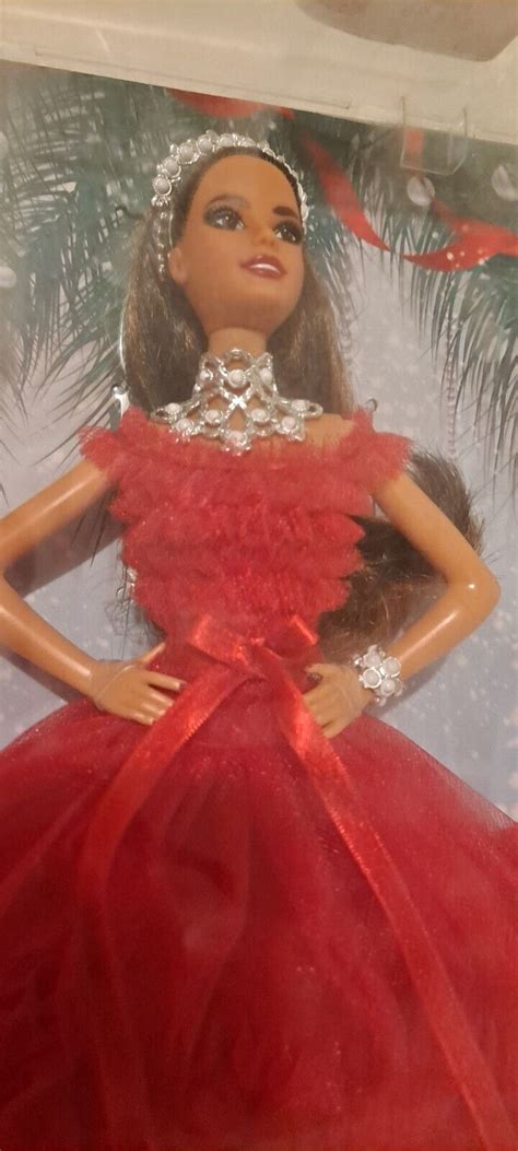 Barbie 2018 Holiday Doll Brunette With Ponytail Kirimajagaruda