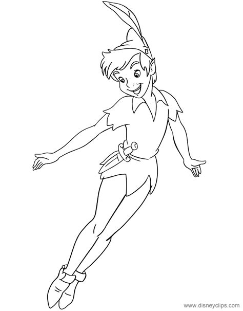 50 Printable Peter Pan Coloring Pages