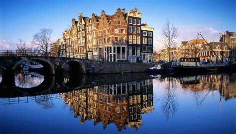 壁纸1680×960世界旅游名胜之旅 欧洲篇 荷兰 阿姆斯特丹景色图片 netherlands grachten van amsterdam scene in amsterdam壁纸 世界旅游