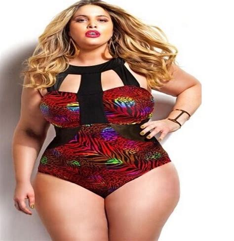 2021 Plus Size Sexy Bikini Retro Brazilian Swimsuit Women Swimwear One