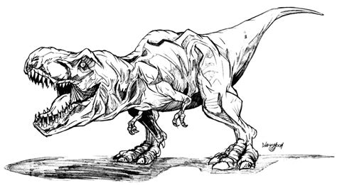 T Rex Coloring Pages Coloring Rocks Dinosaur Sketch Dinosaur