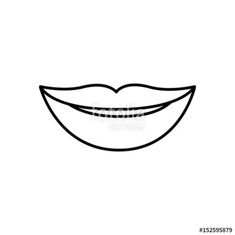 Smiling Lips Drawing Free Download On Clipartmag