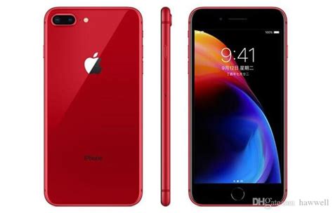 Red Color Refurbished Original Apple Iphone 8 8 Plus With Fingerprint