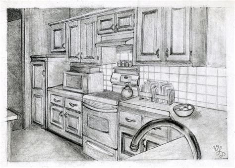 Perspective Kitchen By Whitneydewel On Deviantart