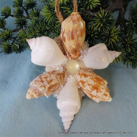 Sea Shell Ornament By Carmelascoastalcraft