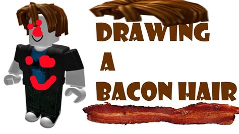 Drawing A Bacon Hair Youtube