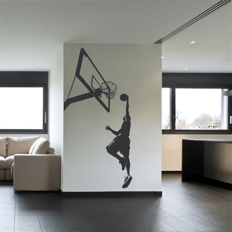 Basketball Slam Dunk Sports And Hobbies Wall Art Decal Wall Stickers