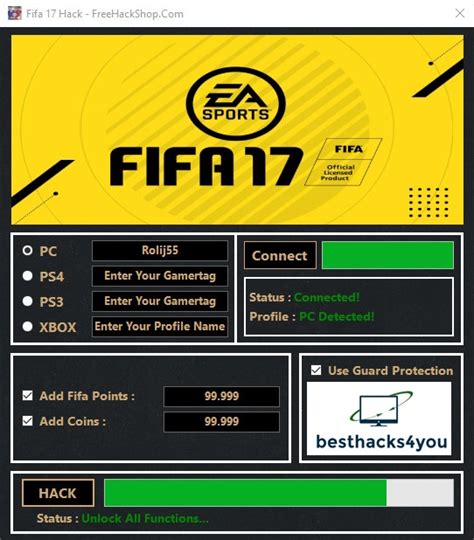 I enjoy playing fifa17 with my friends in pro club, but it's really hard to play well due to the fxxking lag. - Best Hacks 4 You