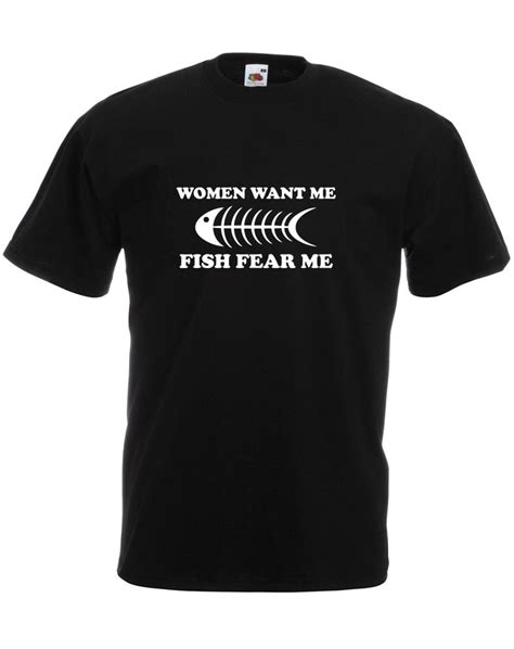 Что значит women want me fish fear me ? Women Want Me Fish Fear Me , Adults Printed T-Shirt | eBay