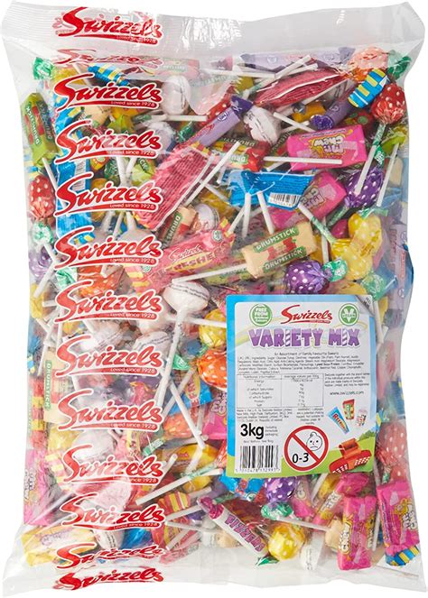 Swizzels Variety Mix Bulk Mixed Sweets And Lollipops Bag 3 Kg Pack Of 1 Uk Grocery