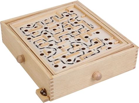 Large Wooden Labyrinth Game For Kids Adultstilt Wooden Labyrinth Table