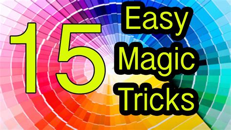 Easy Magic Tricks 15 Tricks Revealed Explained Youtube