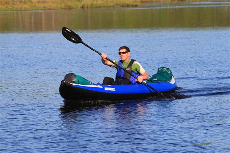 Sea Eagle 420x Explorer Inflatable Kayak Pro Carbon Kayak Package Red