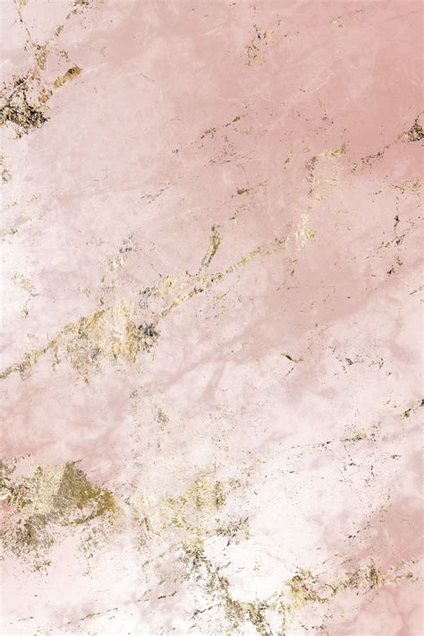 Pink And Gold Marble Textured Background Free Image By