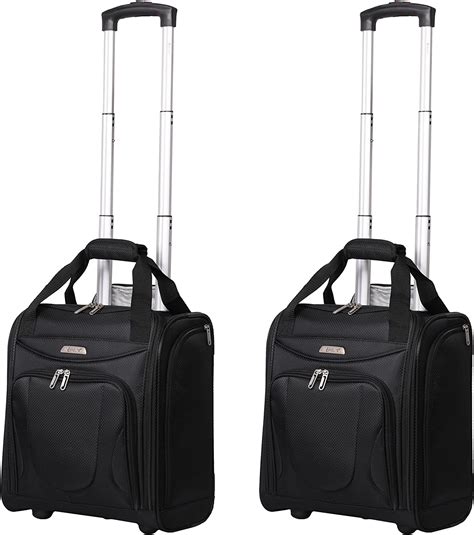 Aerolite Aerolite Carry On Under Seat Wheeled Trolley Luggage Bag 2