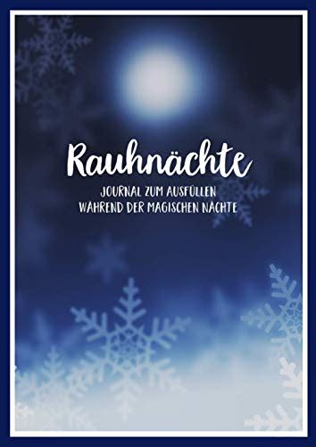 Rauhnächte Journal zum Ausfüllen während der magischen Nächte