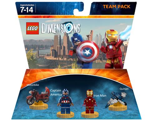 Iron Man And Captain America Team Pack Mrflameyt Lego Dimensions