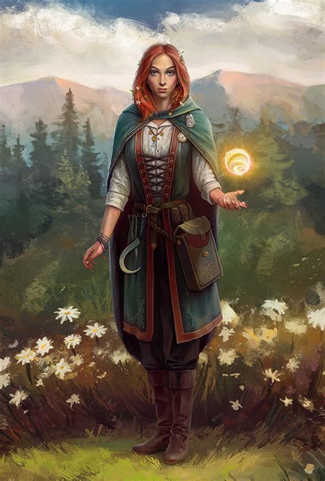 Druid Dandd Character Dump Concept Art Characters Character Portraits