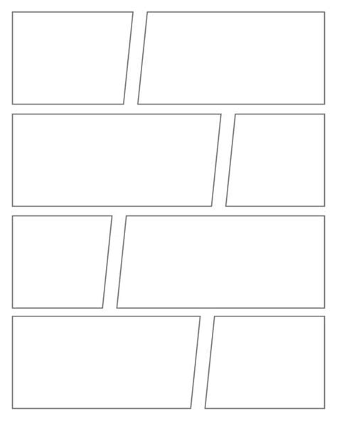 8 Panel Comic Strip