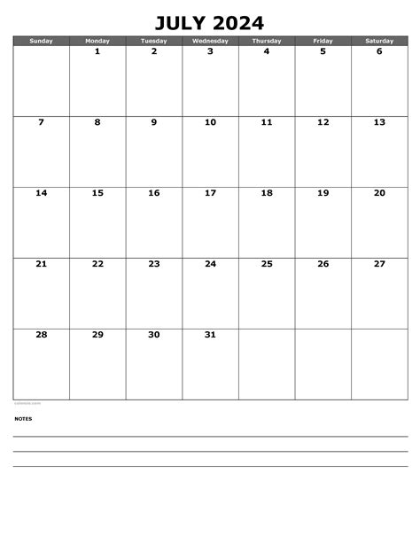 July 2024 Calendar Free Printable Pdf Xls And Png