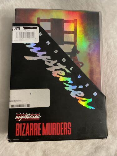 Unsolved Mysteries Bizarre Murders Dvd 2005 4 Disc Set Rare