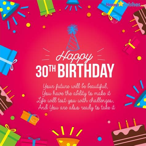 Happy 30th Birthday Wishes Quotes And Messages