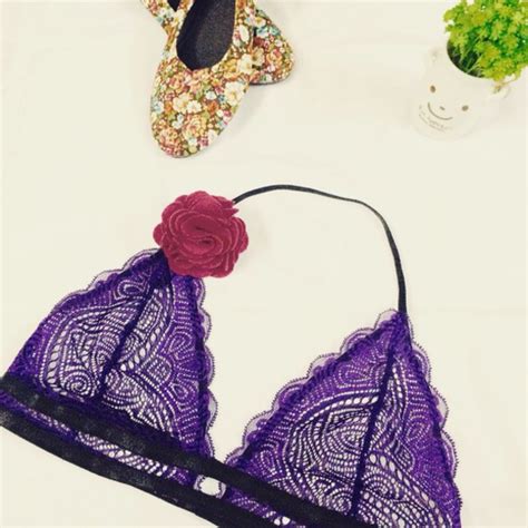 underwear purple lavender lingerie lace bralette bra love sexy for her purple bra