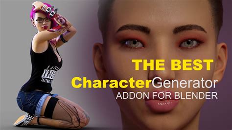 The Best Character Generator Addon For Blender Youtube