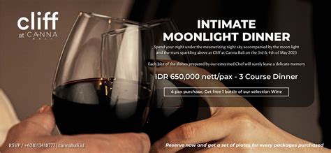 Intimate Moonlight Dinner Bali Plus Magazine