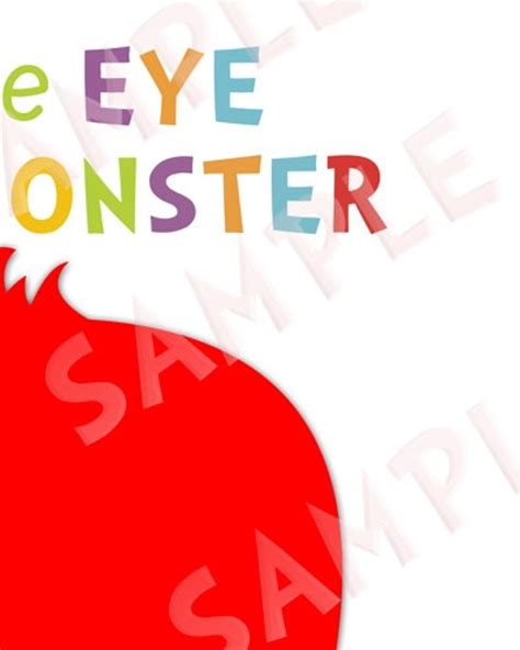 Little Monster Birthday Party Game Pin The Eye On The Monster Etsy