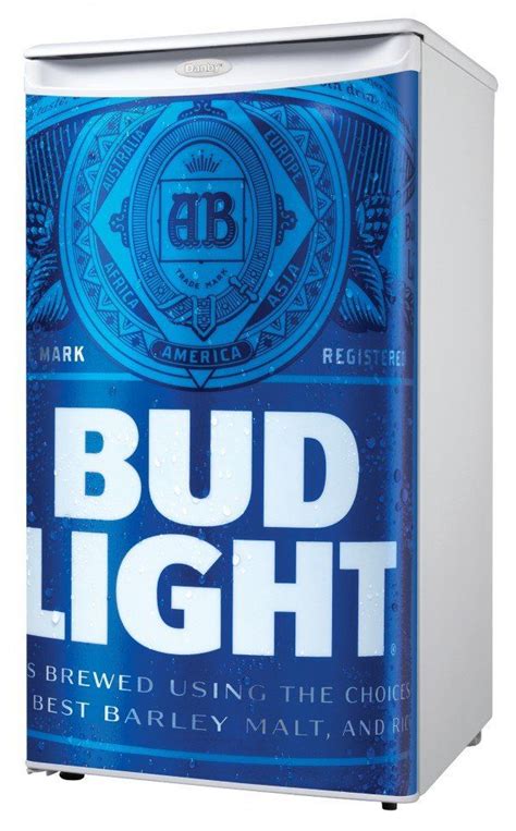 32 Cu Ft Compact Refrigerator With Freezer Bud Light Beer Bud