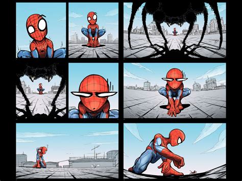Spiderman Storyboard Sequence By Josip Mihic On Dribbble
