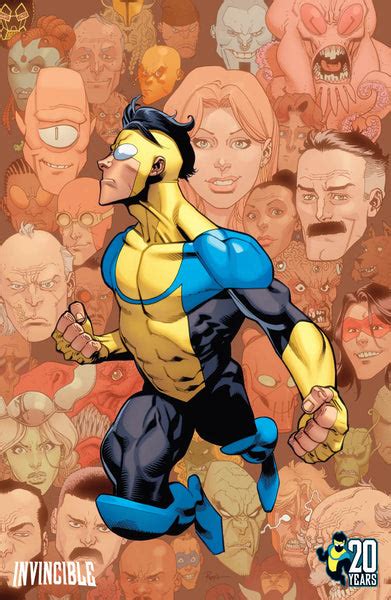 Invincible 20th Anniversary Collectible Art Poster 1 Cvr 100a
