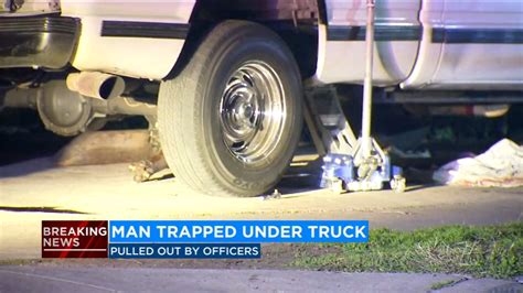 Man Trapped Under Truck While Working On It Parlier Police Rescue Him