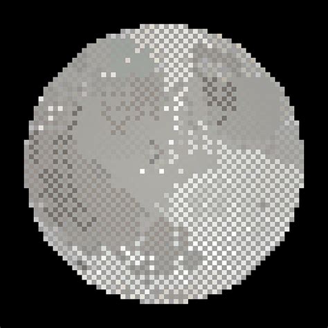 The Moon Pixel Art Pinterest