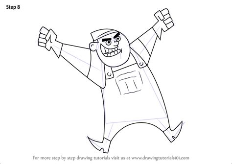 Learn How To Draw Box Ghost From Danny Phantom Danny Phantom Step By