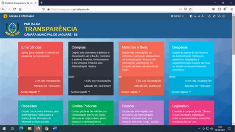 Portal Da Transparência Passa Por Manutenção Camara Municipal De