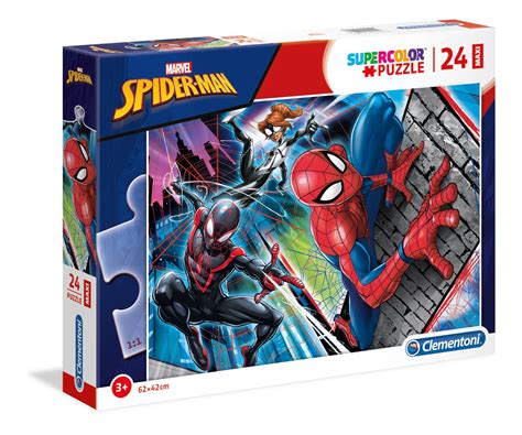 Marvel Spider Man 24 Pièces Supercolor Puzzle Clementoni