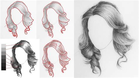 How To Draw Hair How To Draw Hair Drawings Drawing Tutorials For