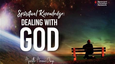 Some time for you to get the attention of god, you will have to tarry long in the place of prayer. Spiritual Knowledge: Dealing with God - Apostle Arome ...