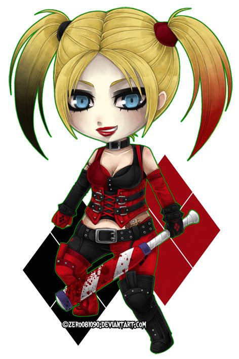 Harley Quinn Chibi By Zero0810 On Deviantart