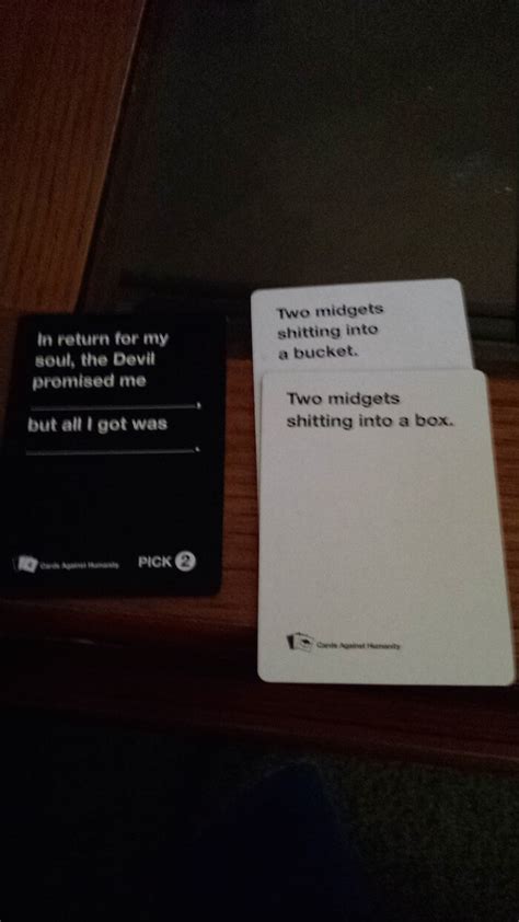 Cards against humanity is a card game often played in character over at the pretend you're xyzzy site. 44 Cards Against Humanity Best Combos That Prove This Game ...