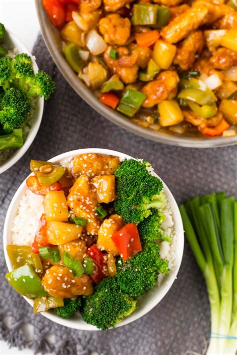 Whole30 instant pot sweet and sour chicken is so easy and so quick to make. The Best Healthy Sweet and Sour Chicken (Paleo, Whole30 ...