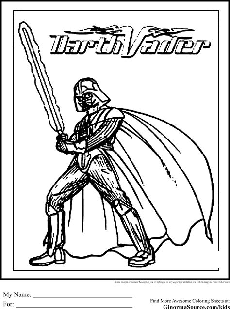 Where can i get free star wars coloring? Star Wars Coloring Pages Darth Vader | Star wars malbuch ...