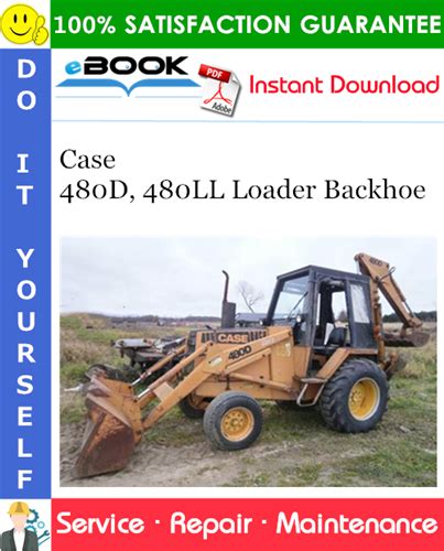 Case 480d 480ll Loader Backhoe Service Repair Manual Pdf Download