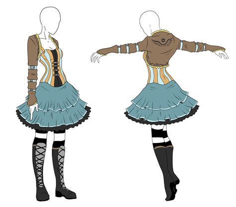 Anime Dress Drawing Free Download On Clipartmag